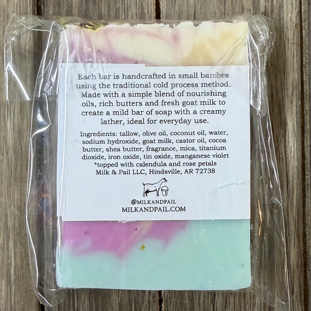 Wildflower Honey Goat Milk Soap $10