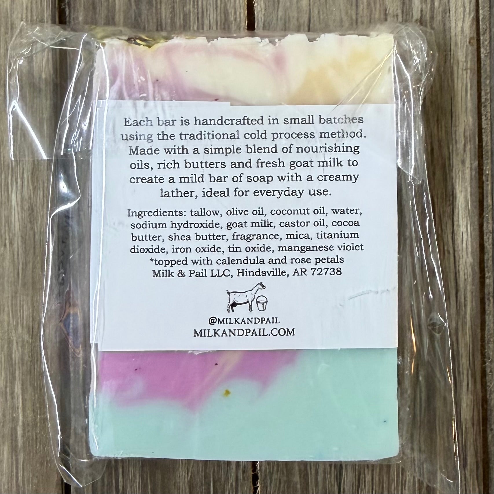 Wildflower Honey Goat Milk Soap $10