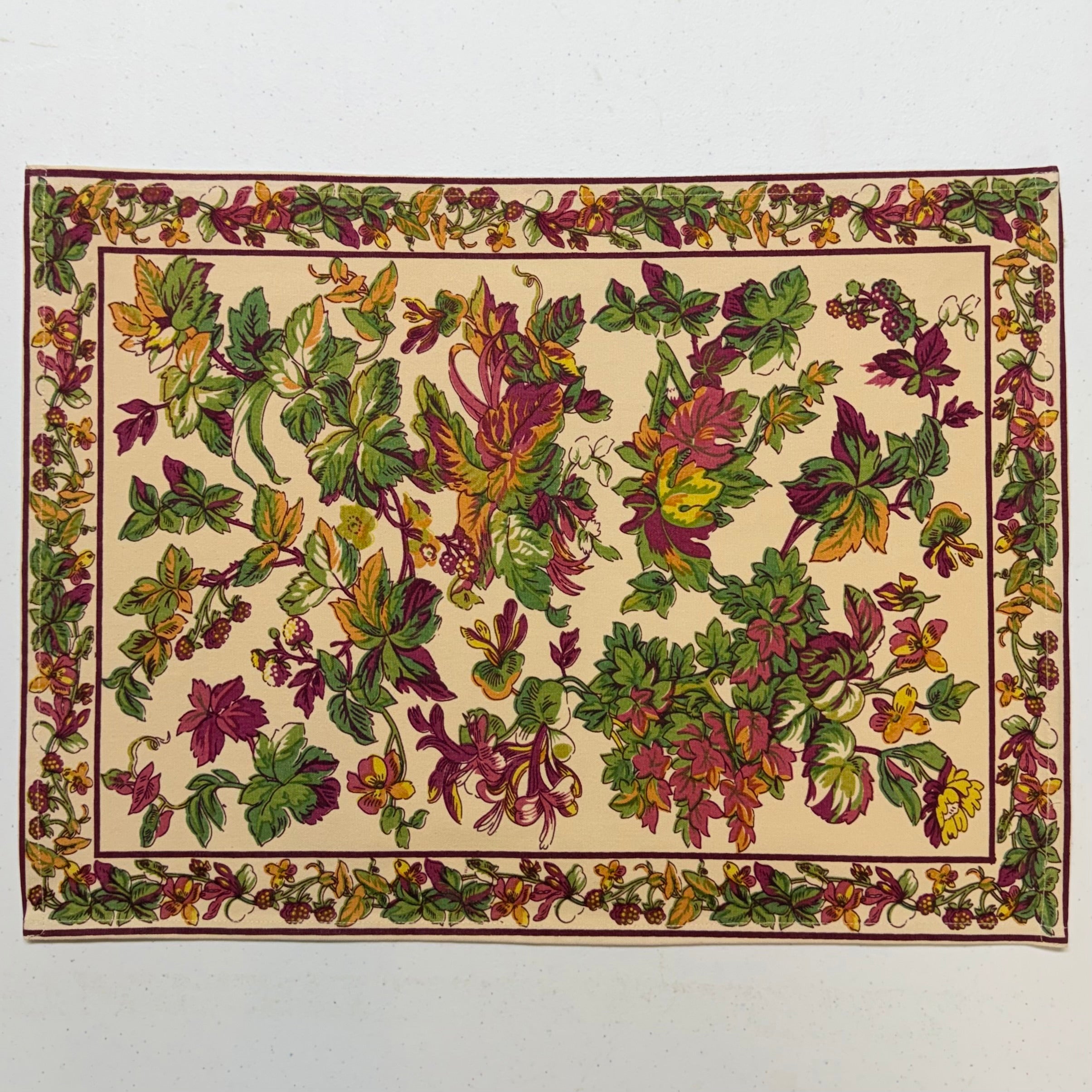 Cream Antique Floral Placemats $38