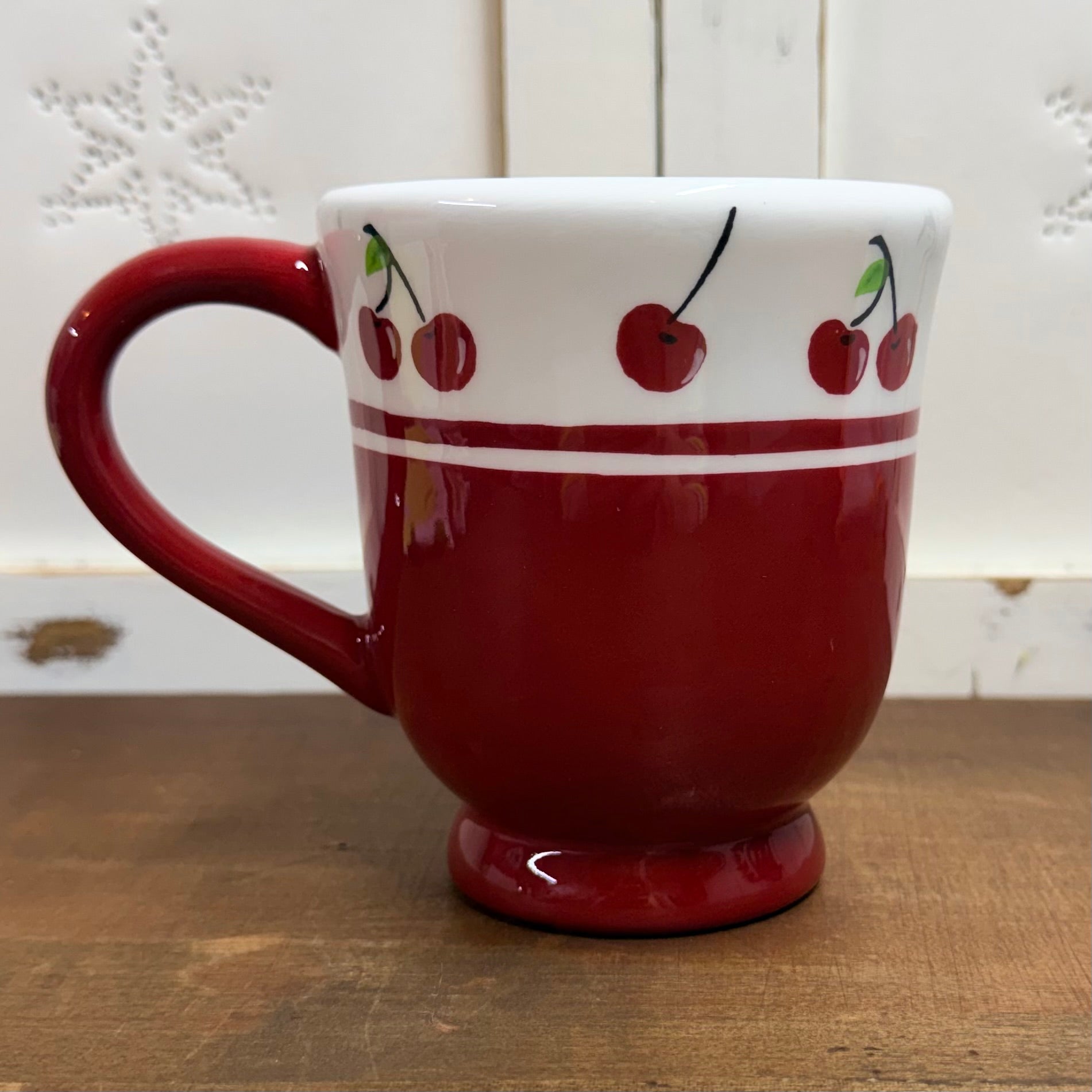 Cherry Footed Mug $16