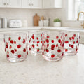 Set of 4 Strawberry Acrylic Tumblers $36