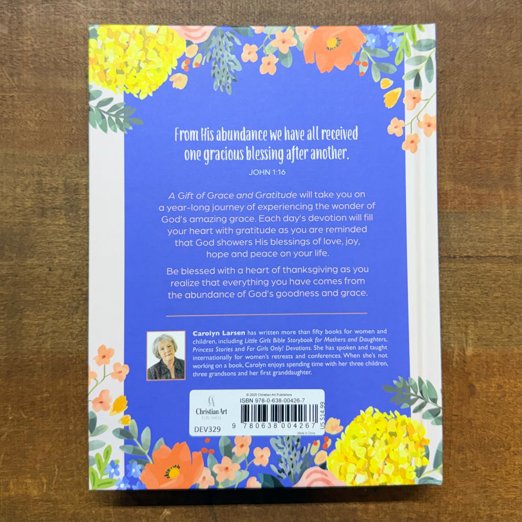 Grace & Gratitude Devotional Book $15
