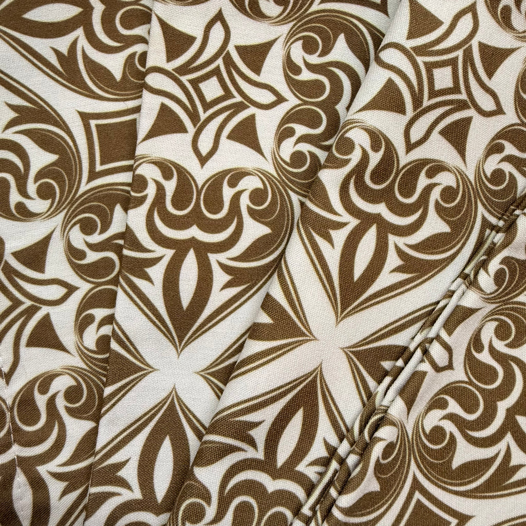 Taupe & White Geometric Cloth Napkins $28