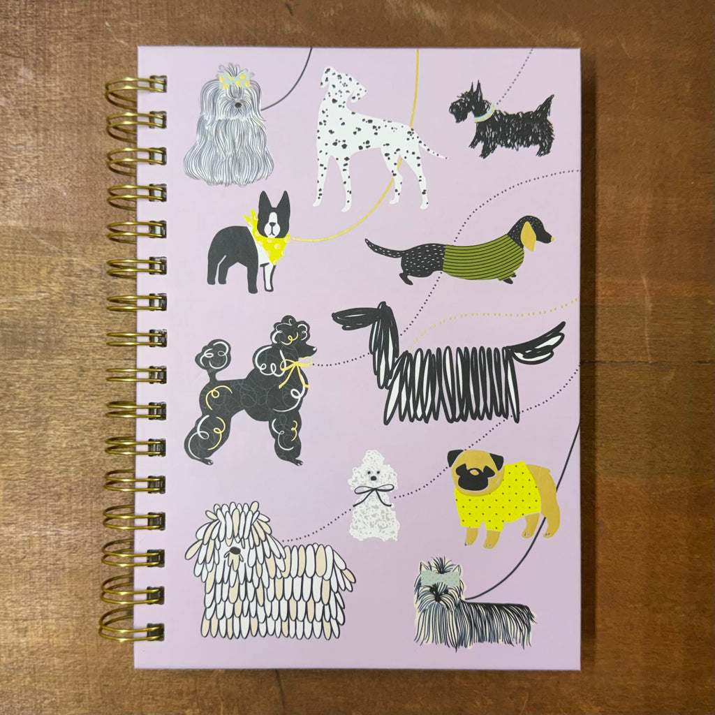 Lavender Dog Spiral Journal $18
