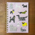 Lavender Dog Spiral Journal $18