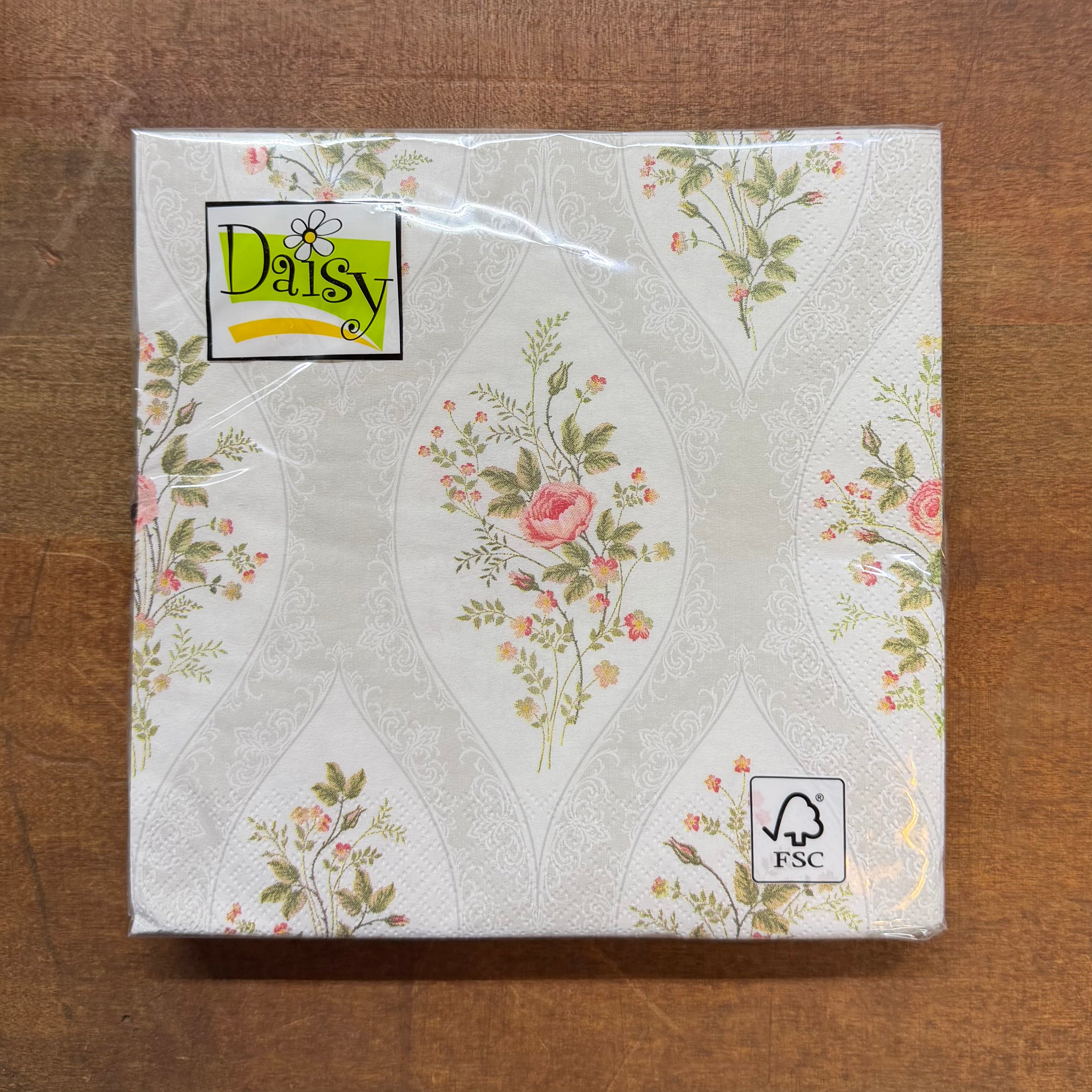 Floral Wallpaper Pattern Paper Luncheon Napkins $8