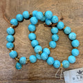 Double Dip Blue Magnesite Bracelets $48