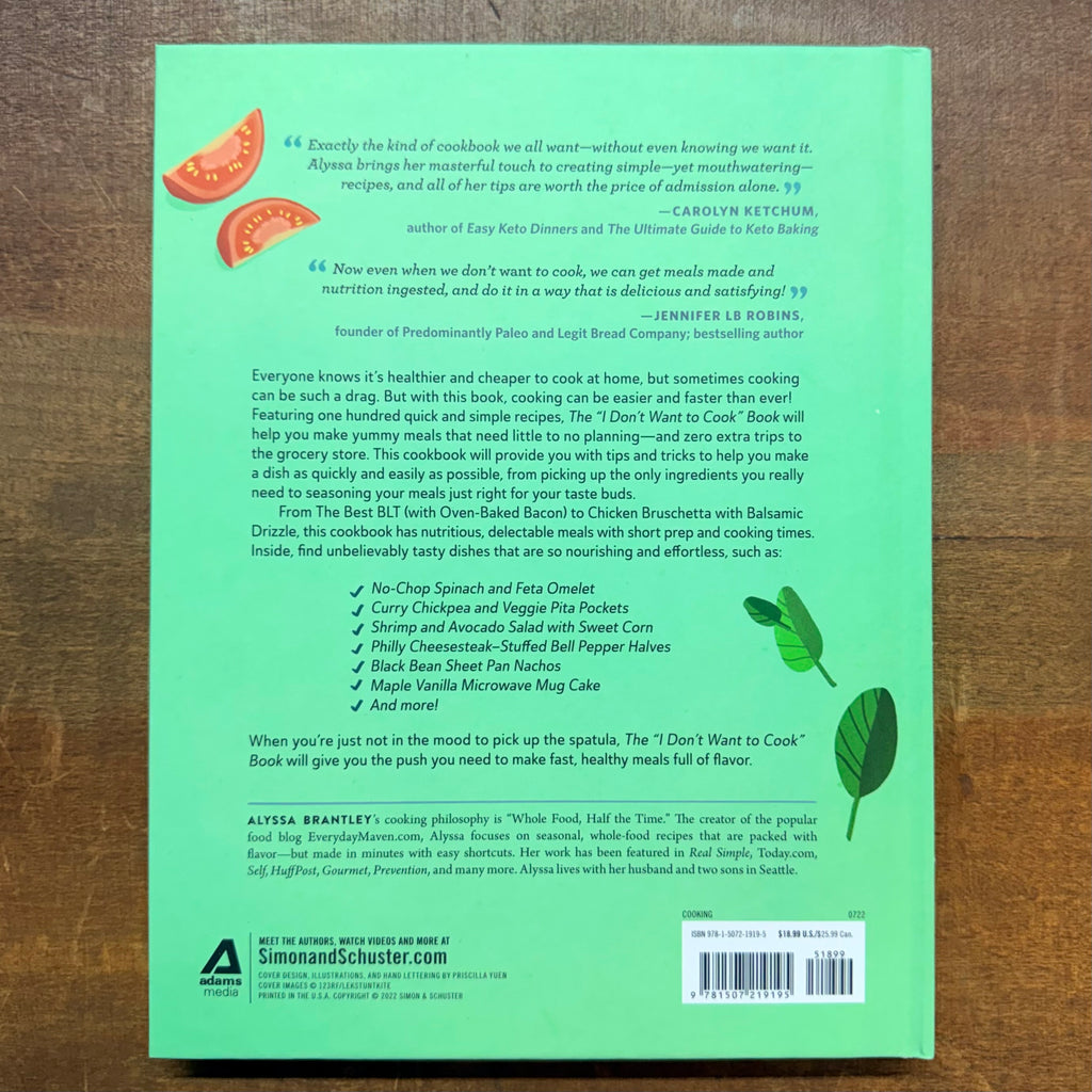 The 'I Don’t Want to Cook' Book $19