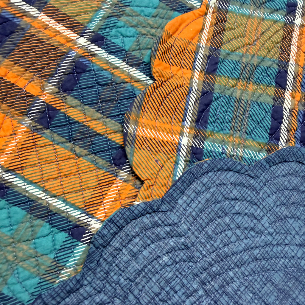 Troy Plaid Quilted Placemats $40