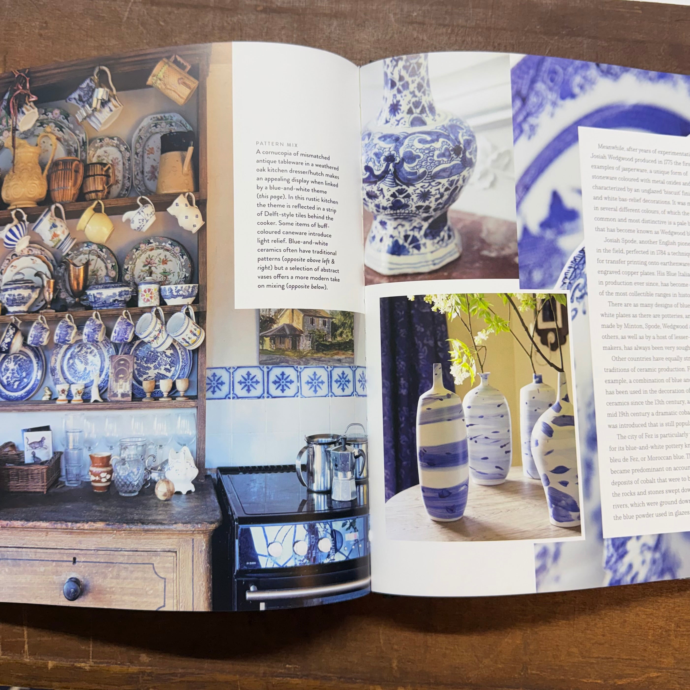 Blue & White At Home Book $45