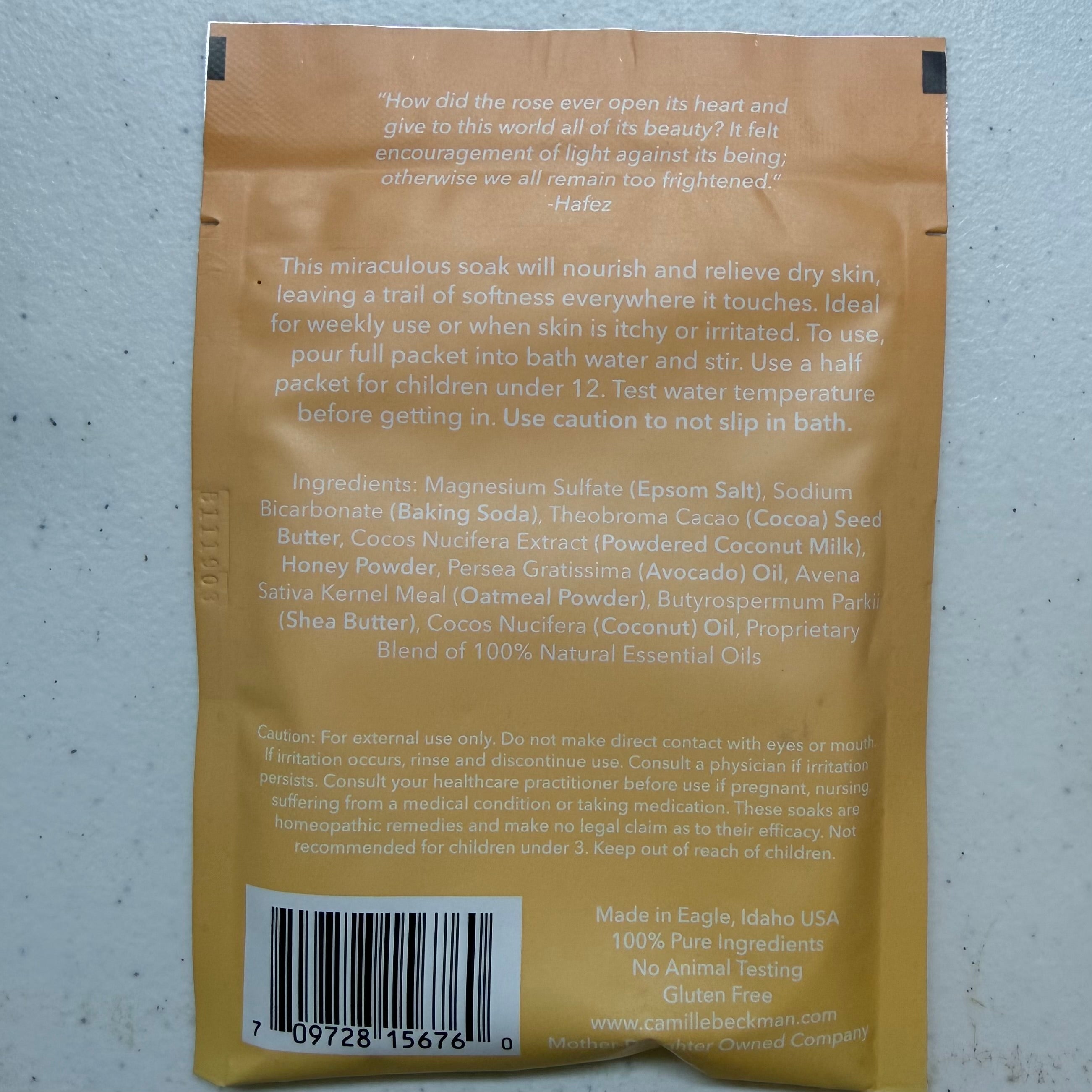 Camille Beckman Skin Soothing Bath Soak $6