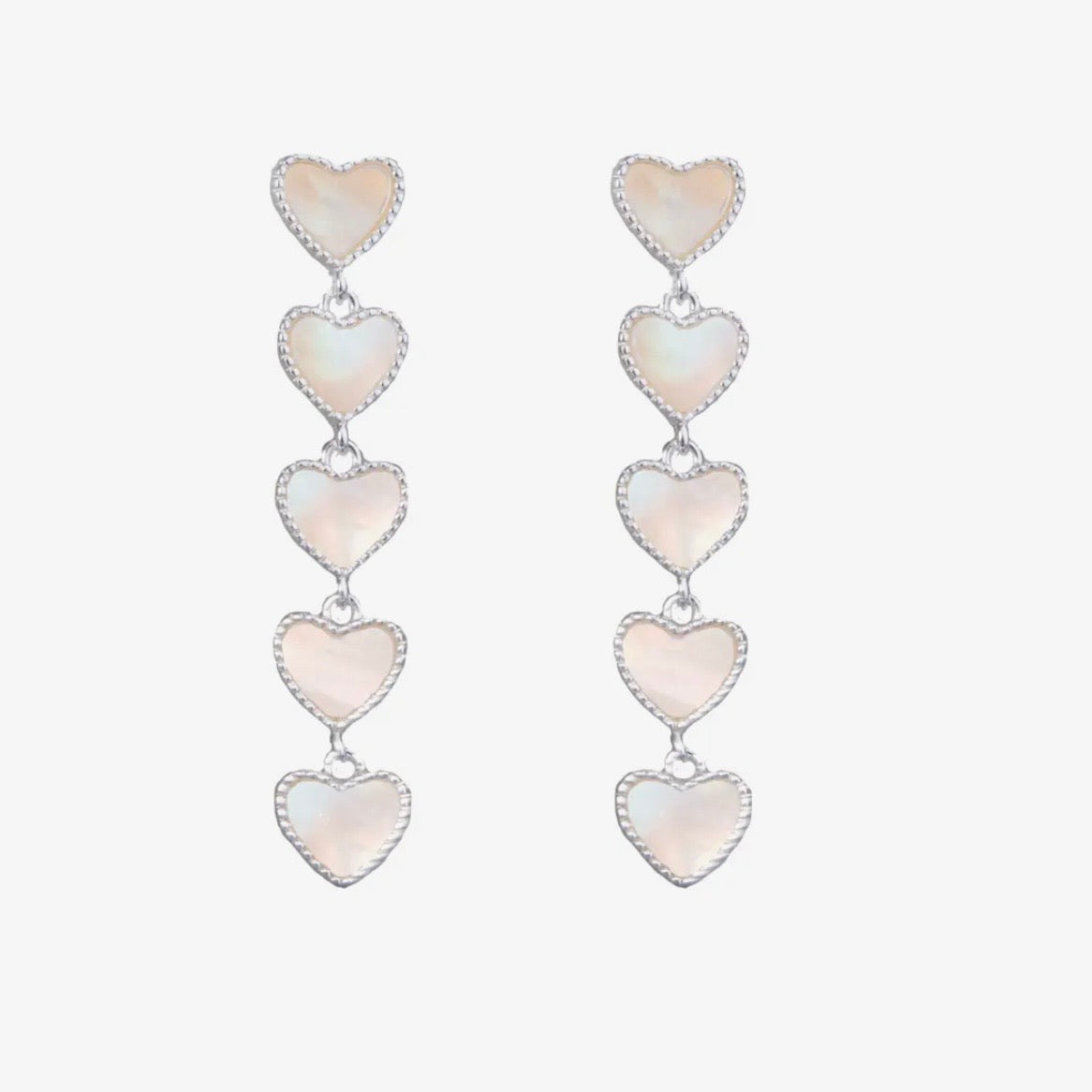 Heart Drop Earrings $20