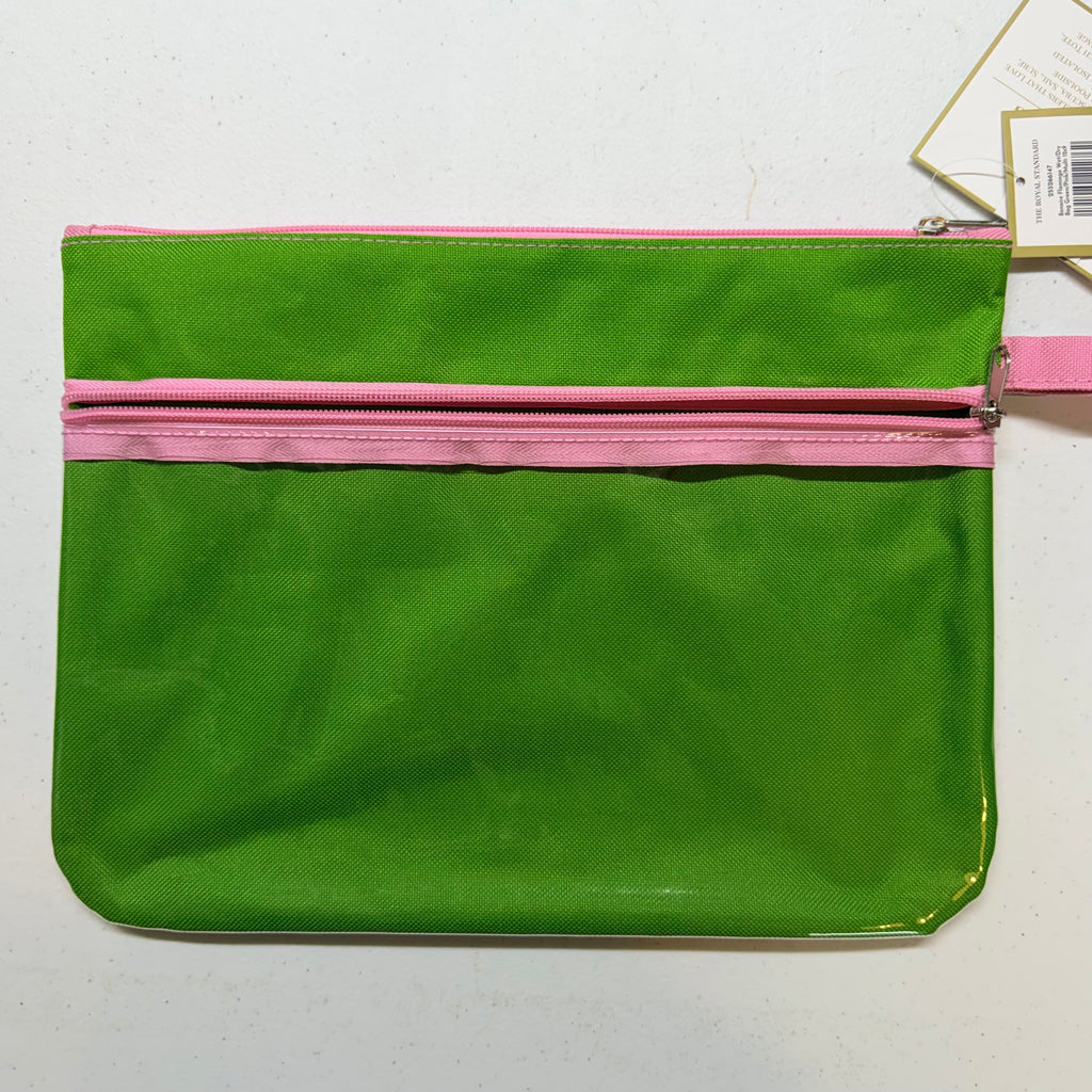 Flamingo Wet/Dry Zippered Bag $24
