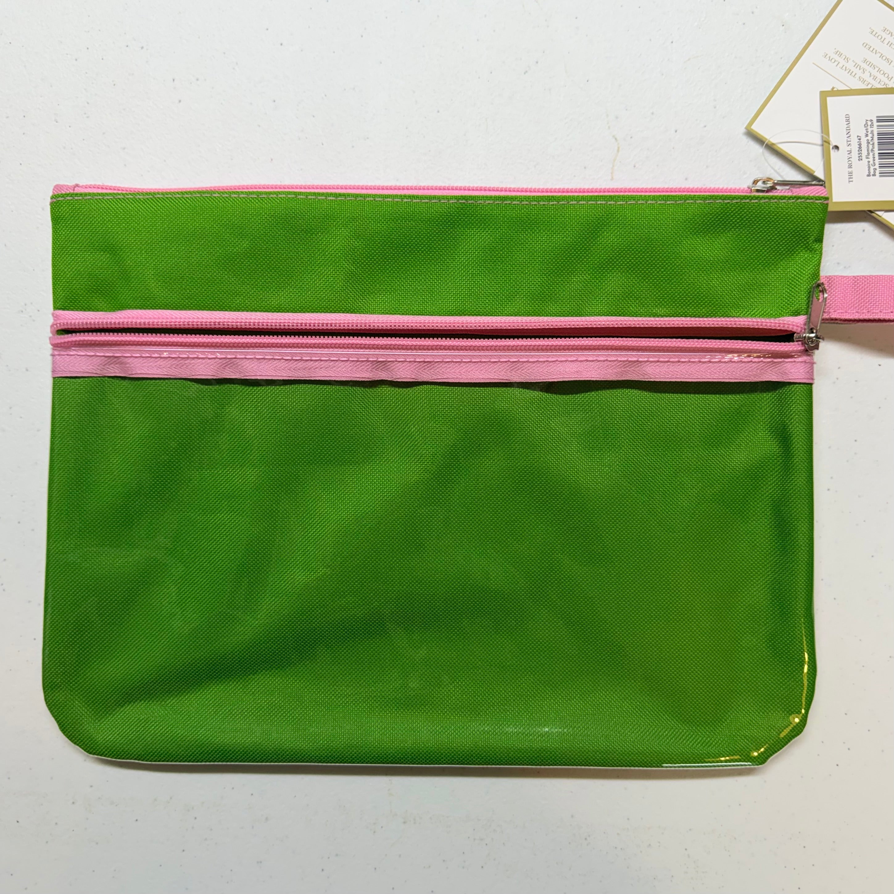 Flamingo Wet/Dry Zippered Bag $24