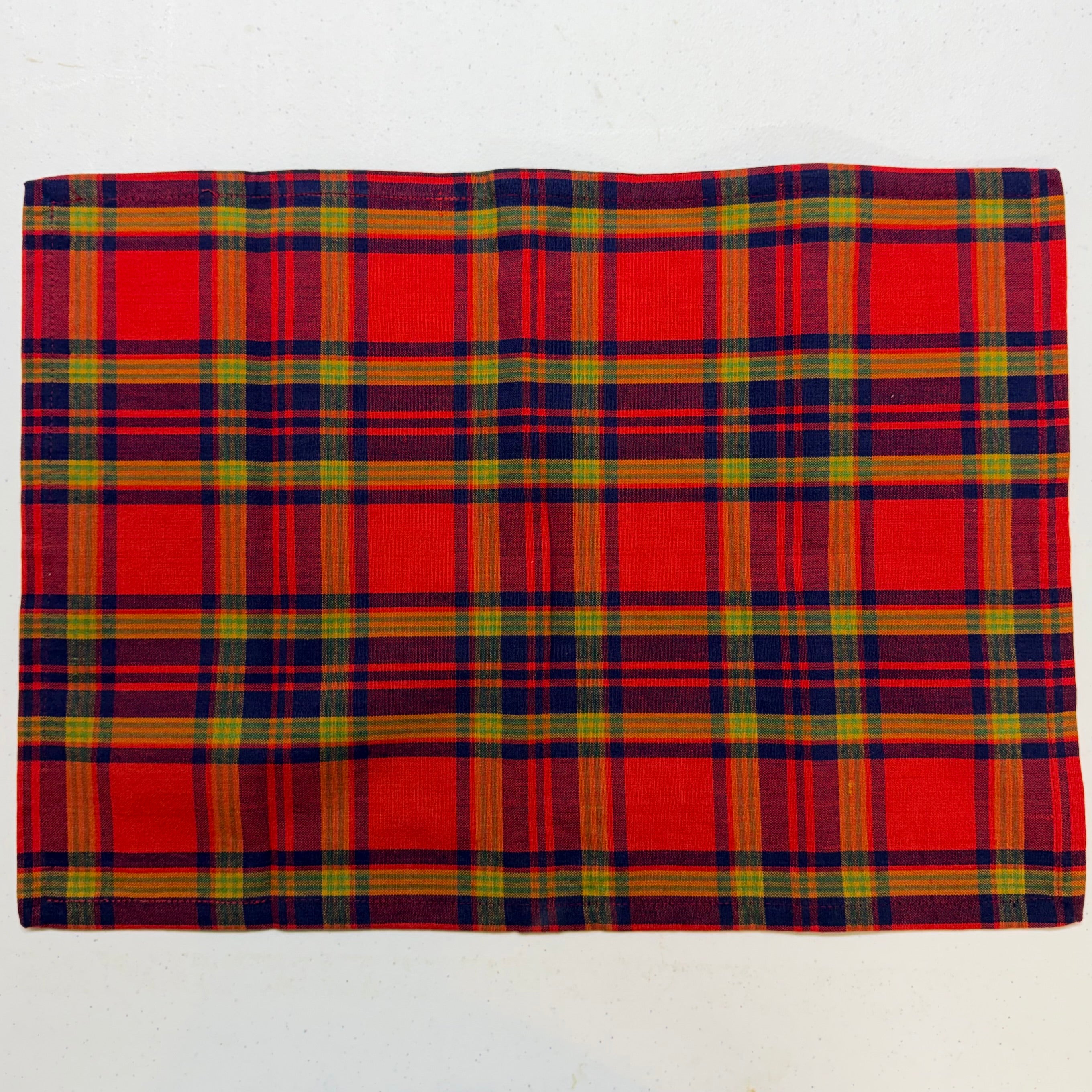 Bright Colors Plaid Placemats $25