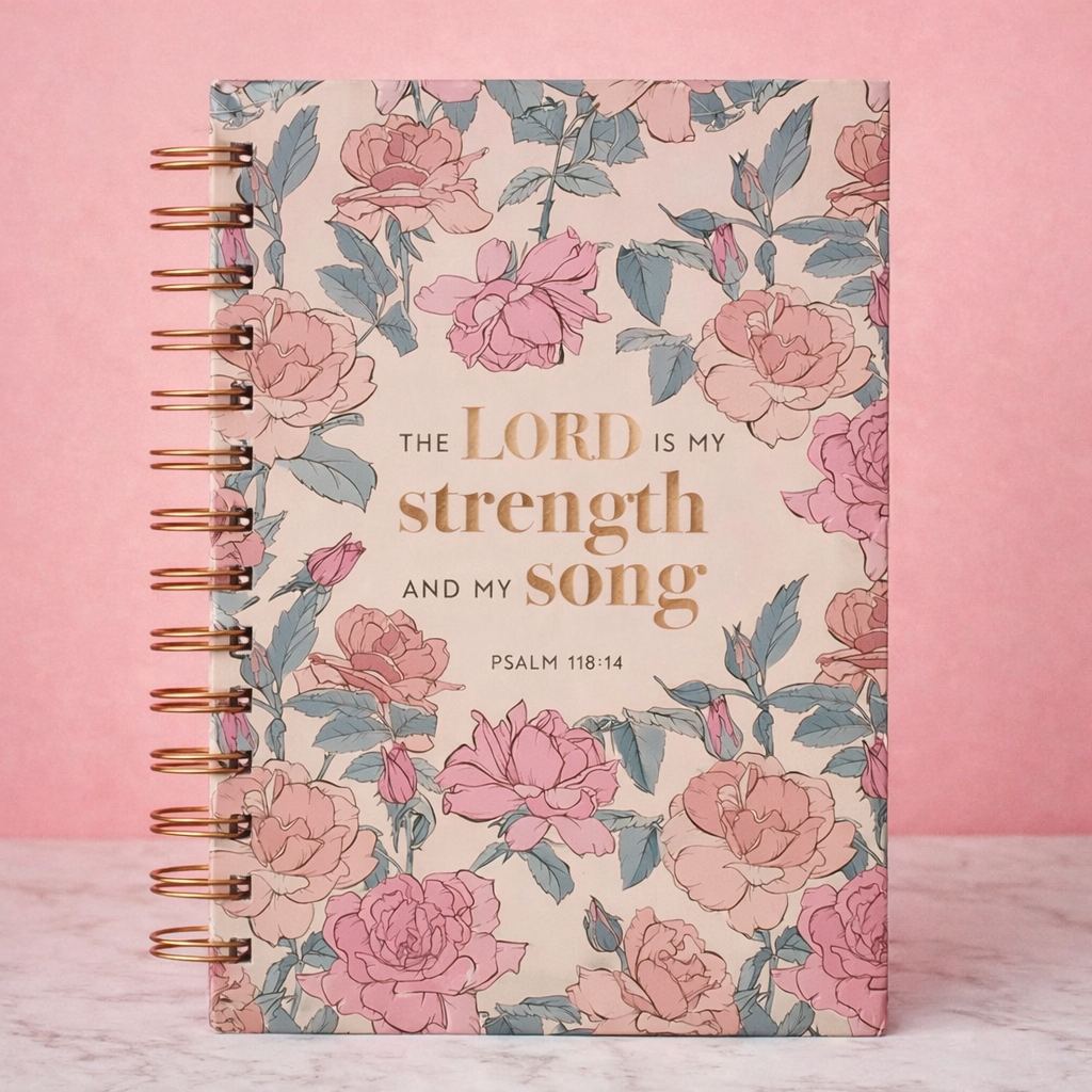 The Lord is My Strength Spiral Journal $15