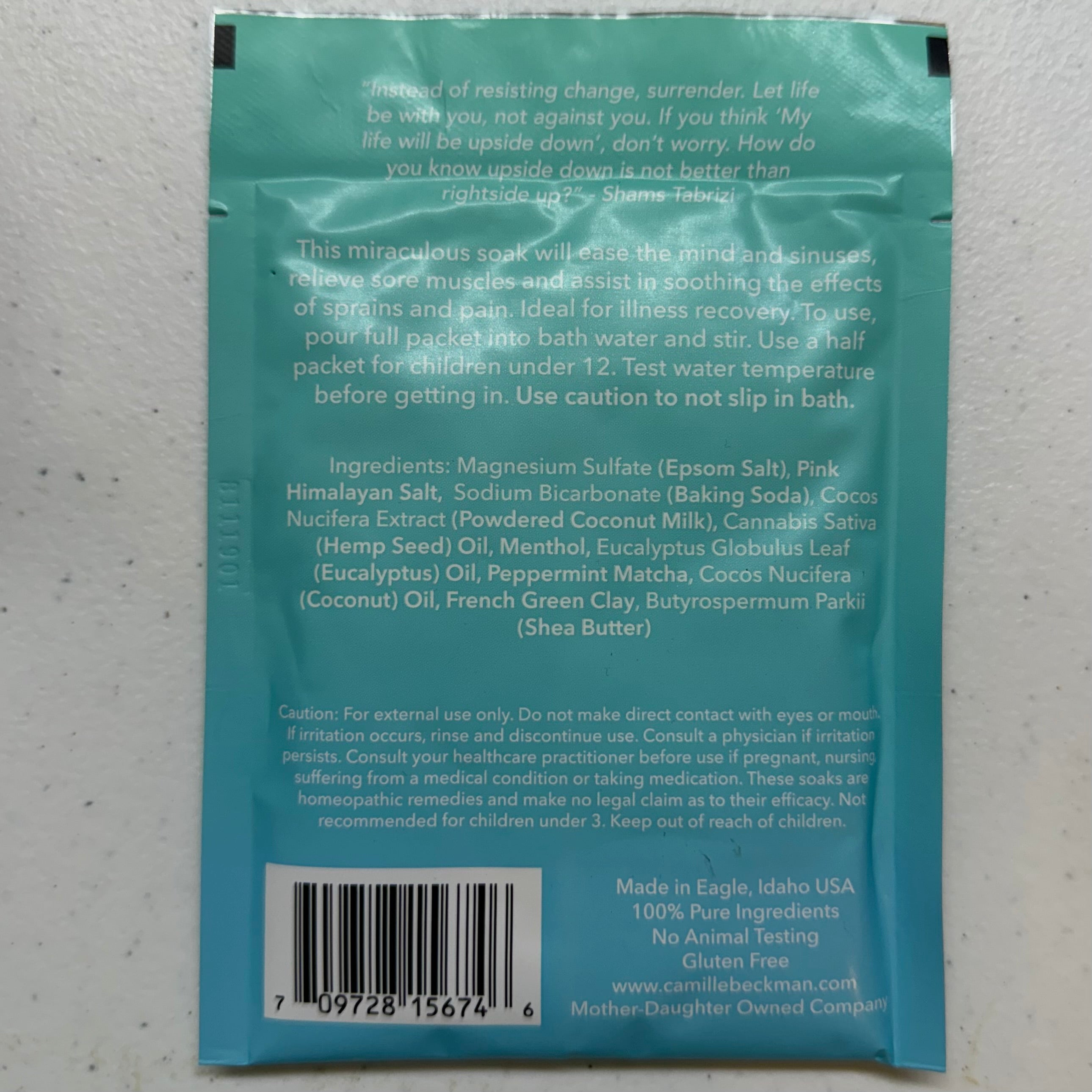 Camille Beckman Wellness Bath Soak $6