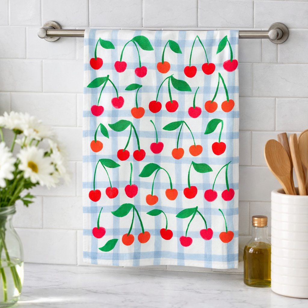Very Cherry Kitchen Towel $15