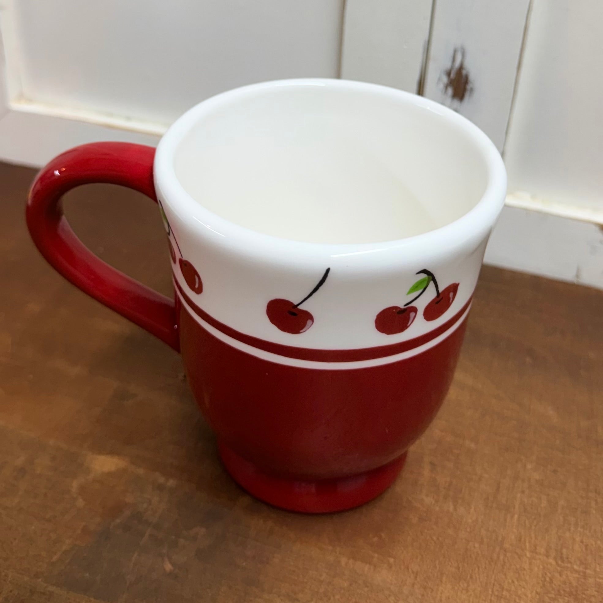 Cherry Footed Mug $16