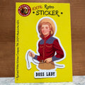 Boss Lady Retro Sticker $6