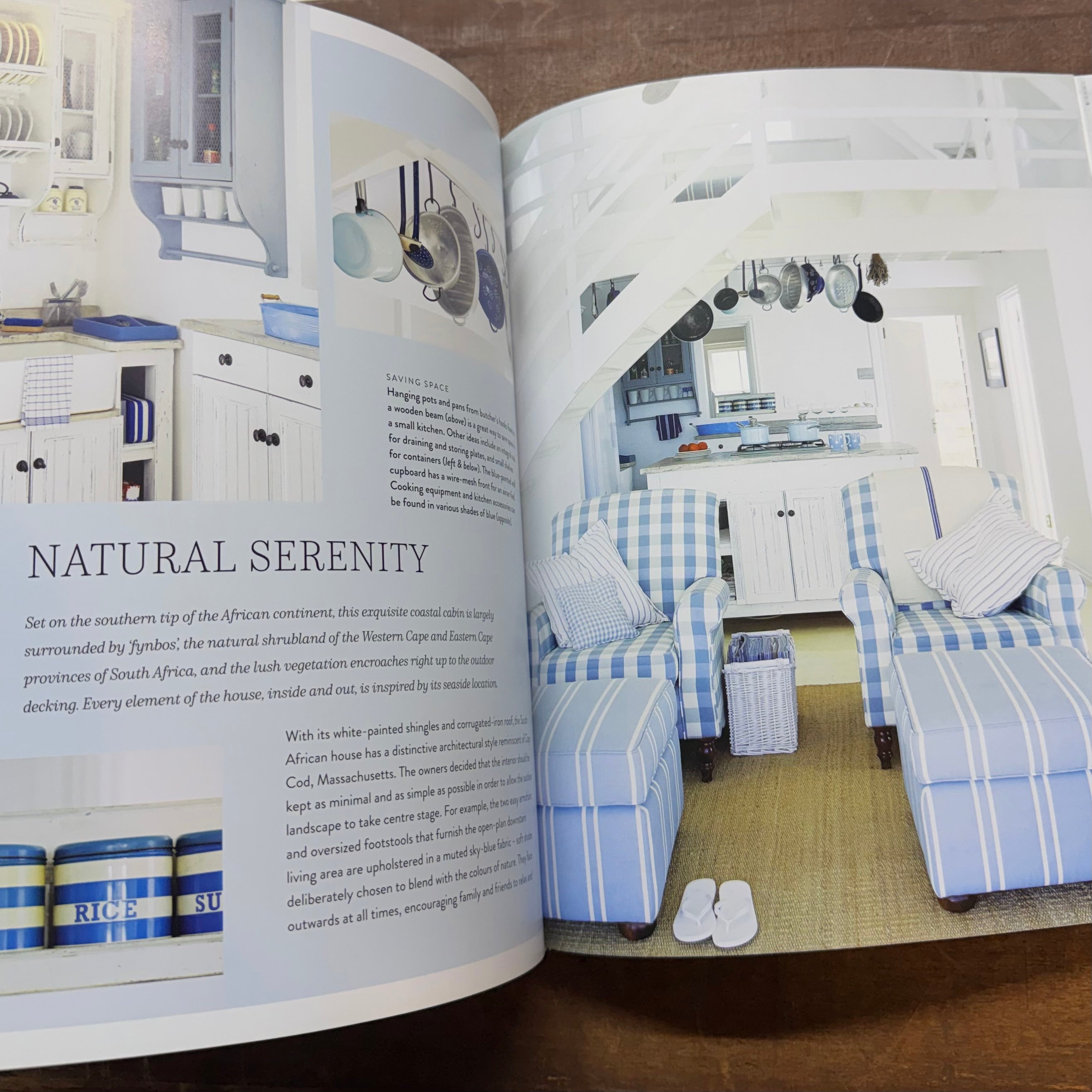 Blue & White At Home Book $45