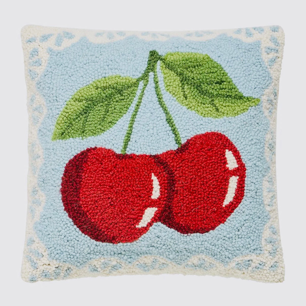 Cherries Hook Pillow $58