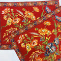Red Wildflowers Placemats $34