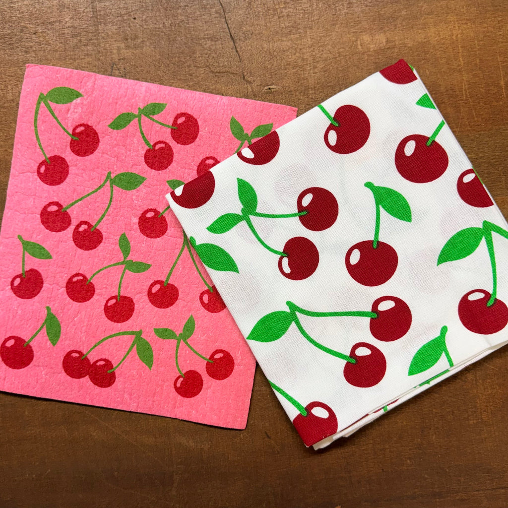 Cherry Kitchen Towel Set $18