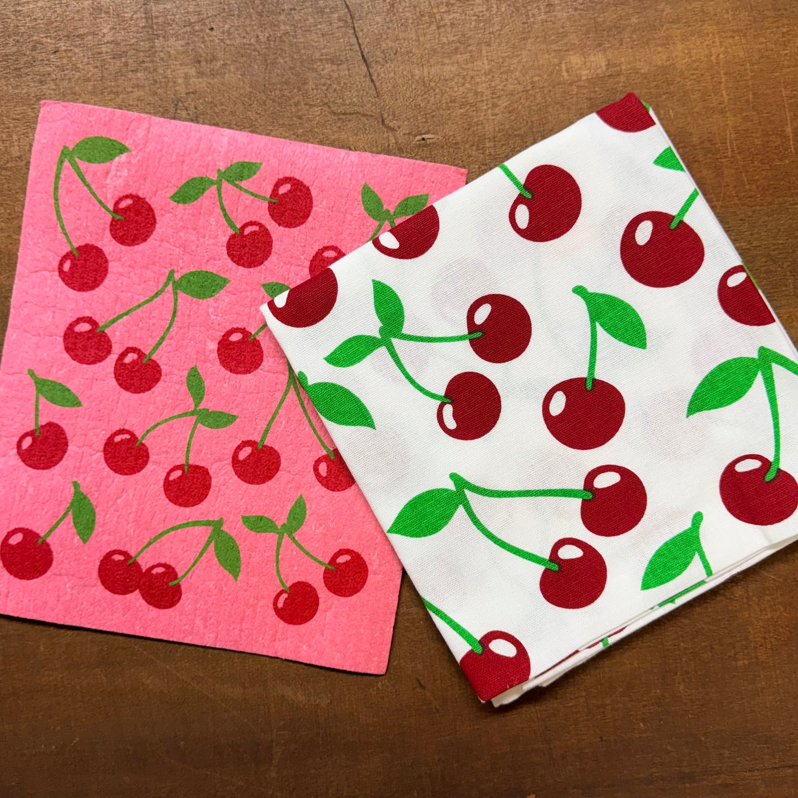 Cherry Kitchen Towel Set $18