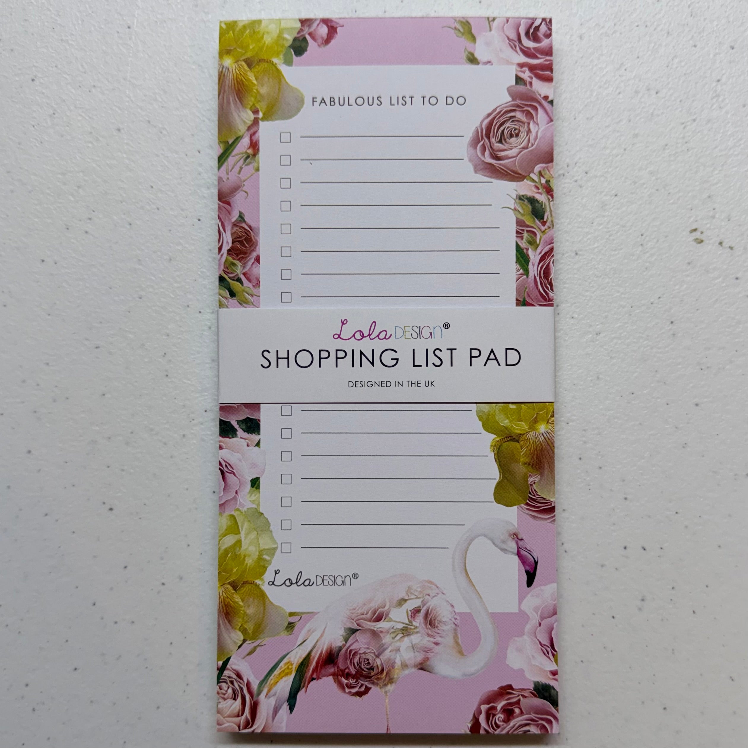 Flamingo Magnetic List Pad $12