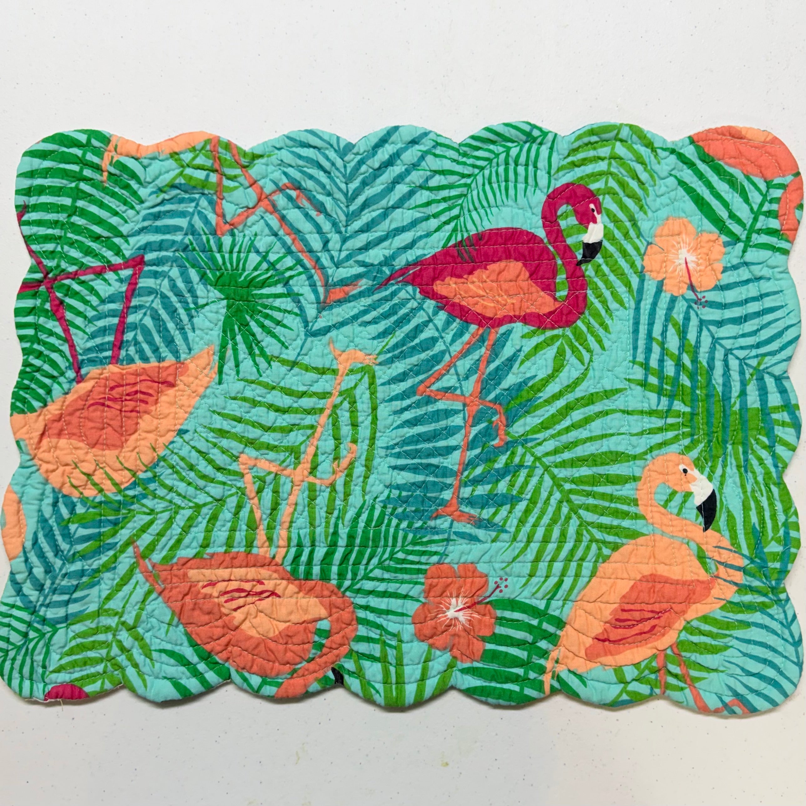 Flamingo Quilted Placemats $36
