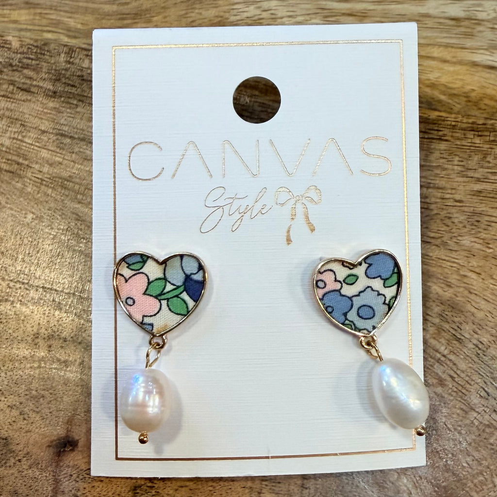 Victoria Vintage Heart Earrings $20