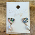 Victoria Vintage Heart Earrings $20