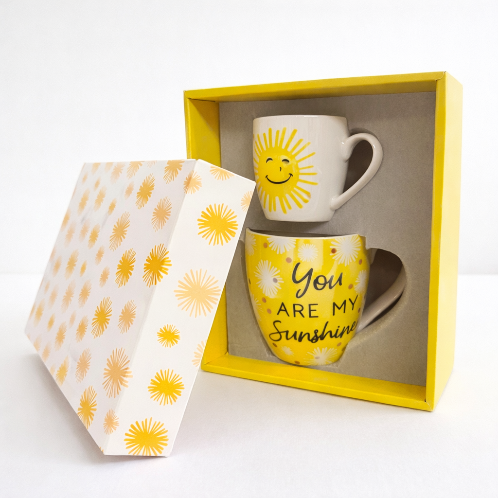 You Are My Sunshine Mug Set $30