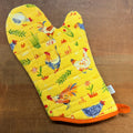 Yellow Chickens Oven Mitt $15