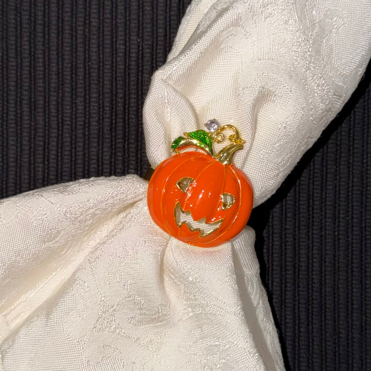Jack-O-Lantern Napkin Rings $25