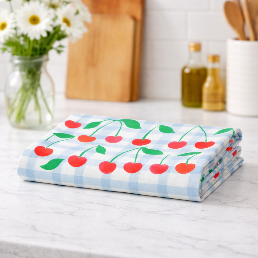 Very Cherry Kitchen Towel $15