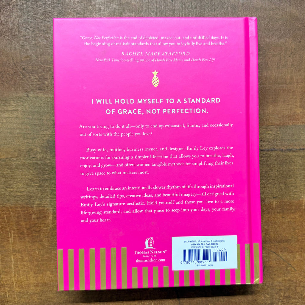Grace, Not Perfection Book $25