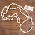 Long White Turquoise Beaded Necklace $34
