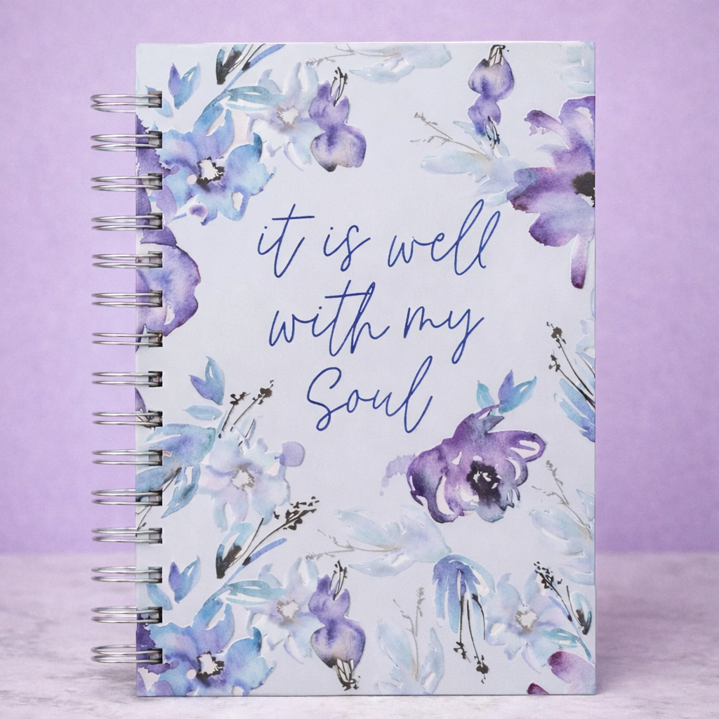 It is Well With my Soul Spiral Journal $15