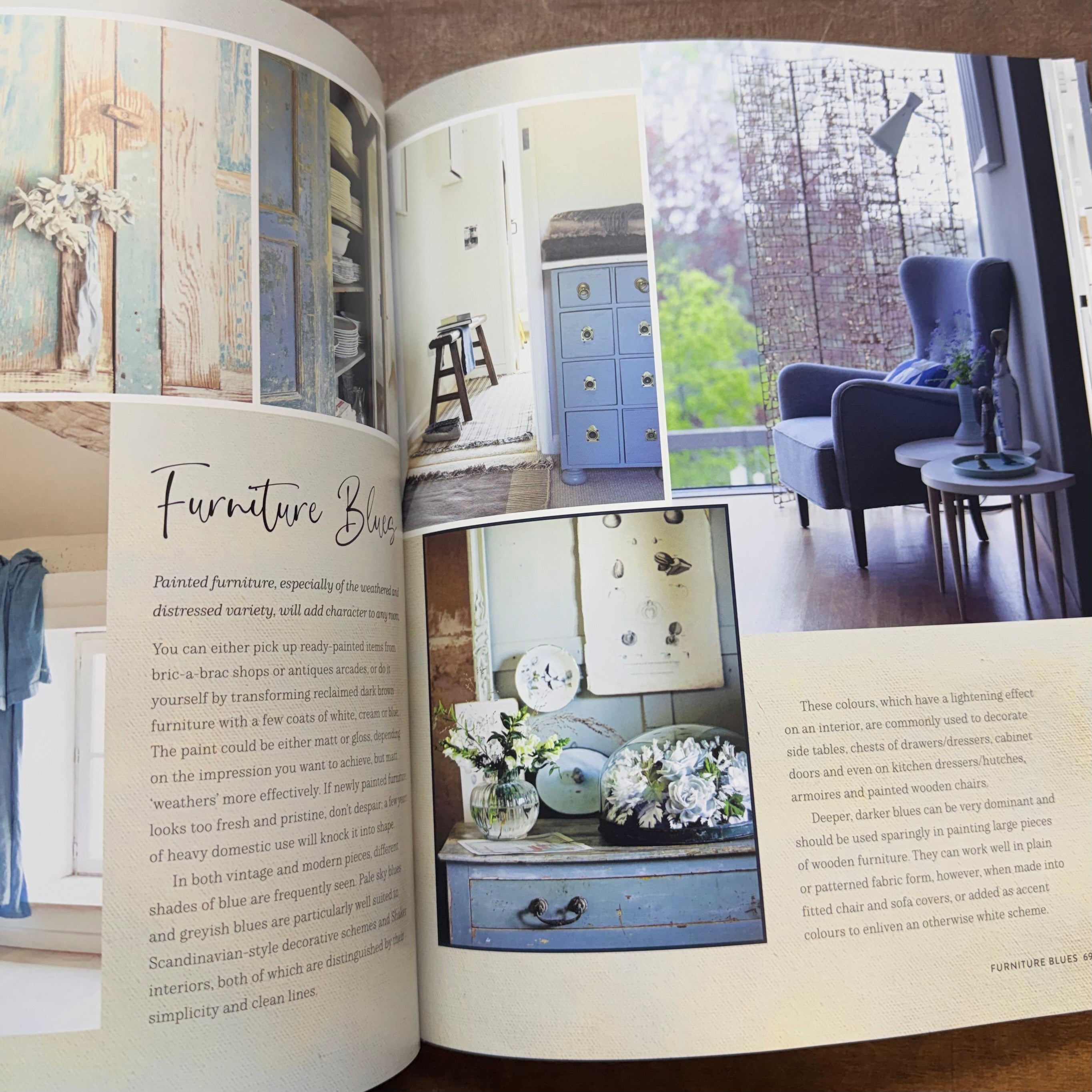 Blue & White At Home Book $45