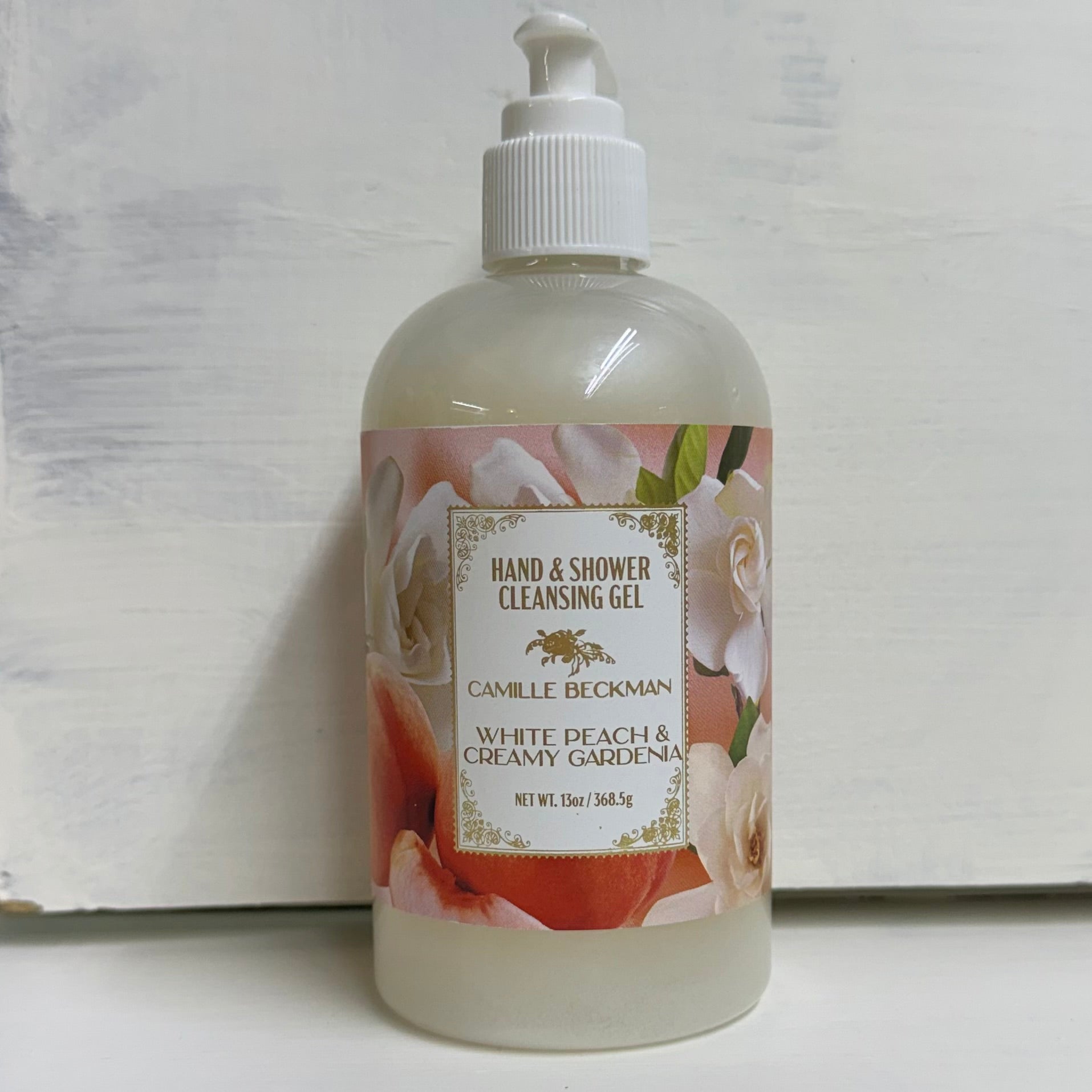 Camille Beckman Peach & Gardenia Hand & Body Wash $18