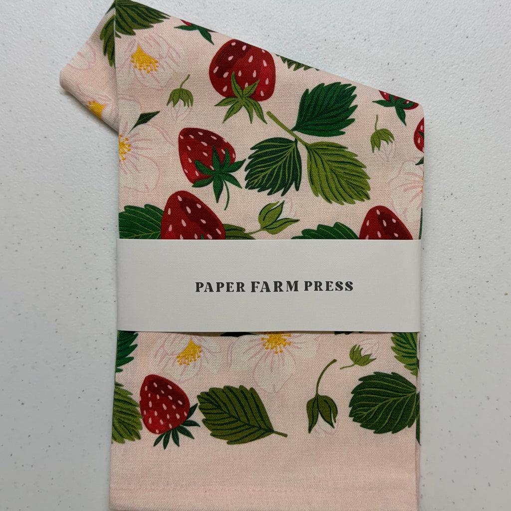 Strawberry Patch Kitchen Towel $20