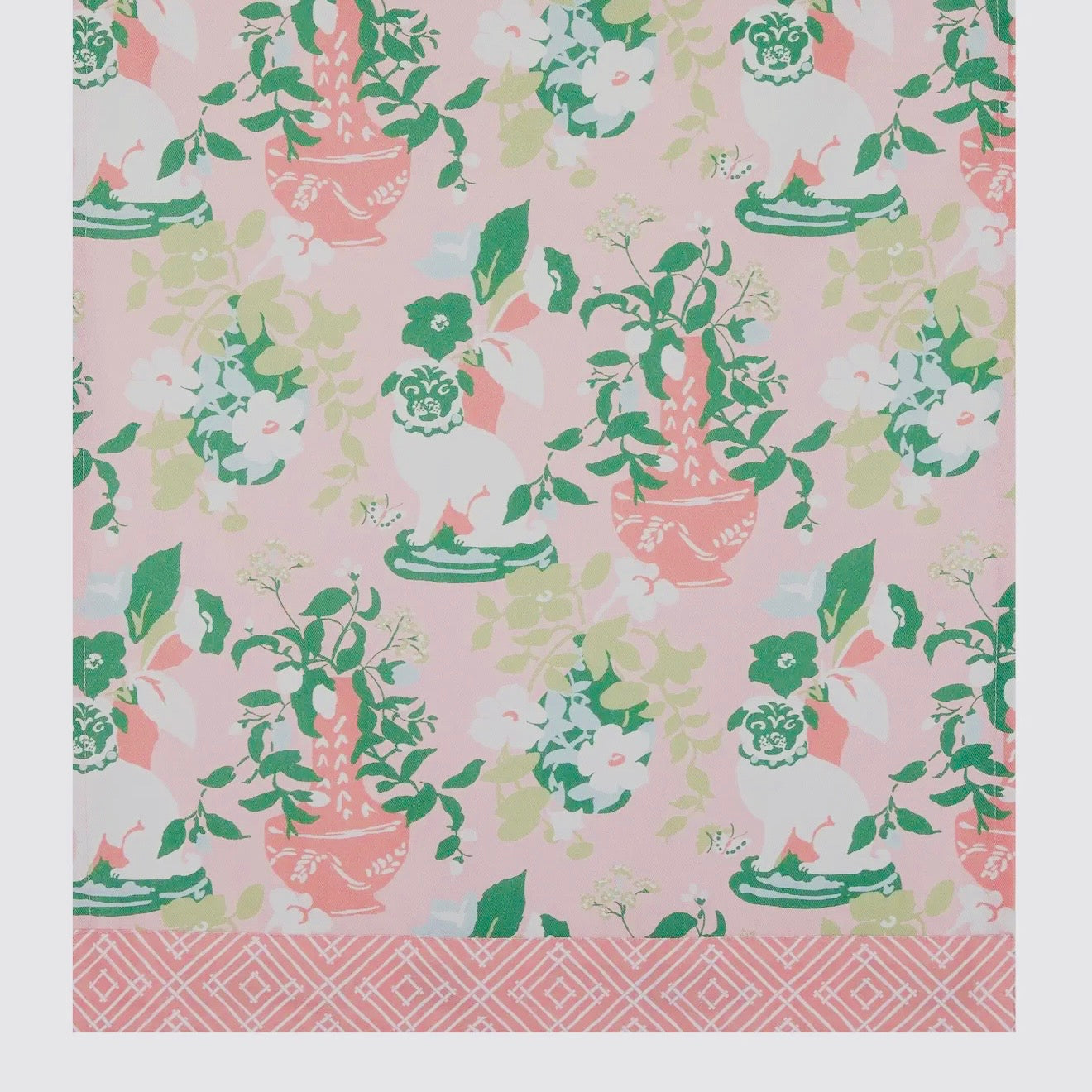 Pink Pug Palace Kitchen Towel $14
