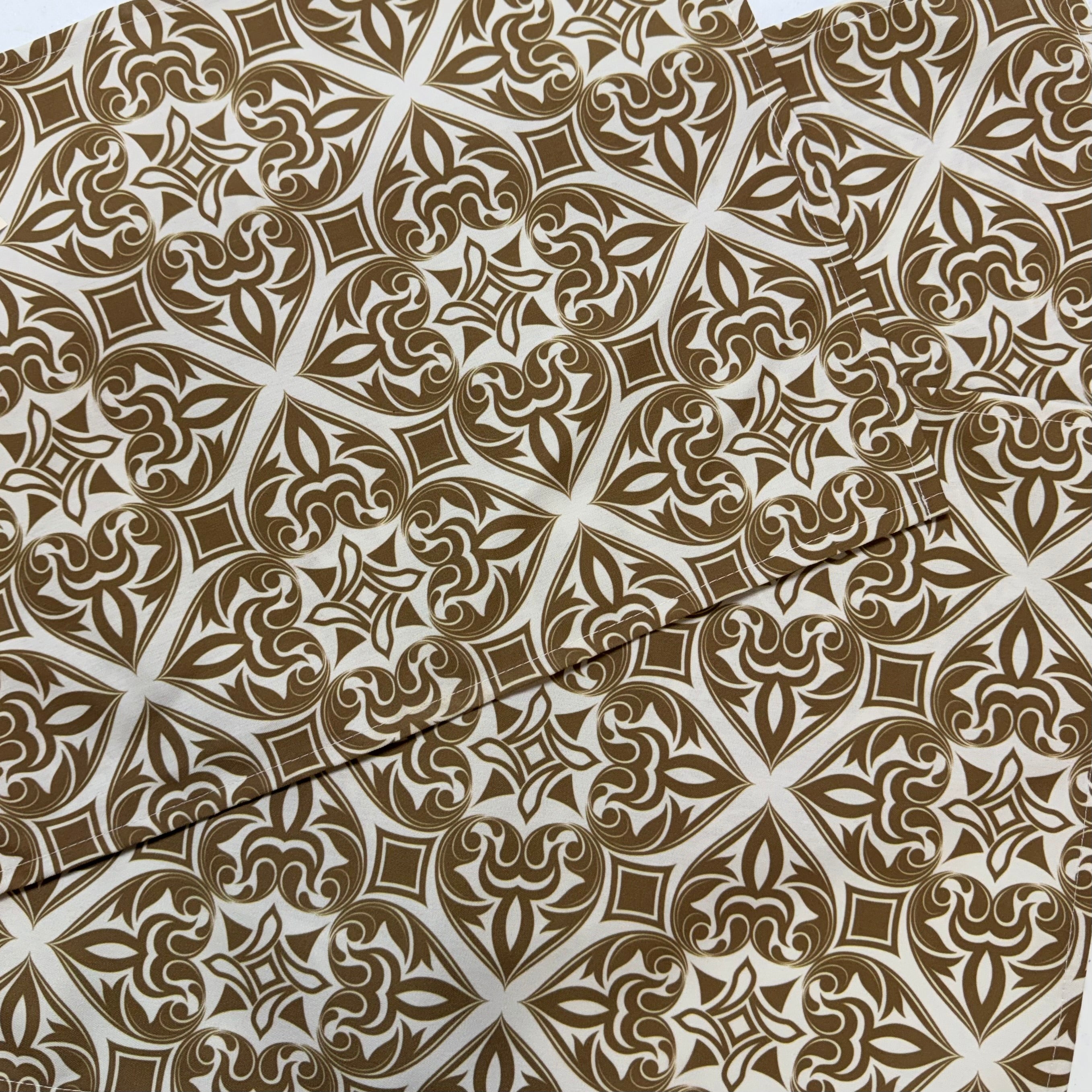 Taupe & White Geometric Placemats $25