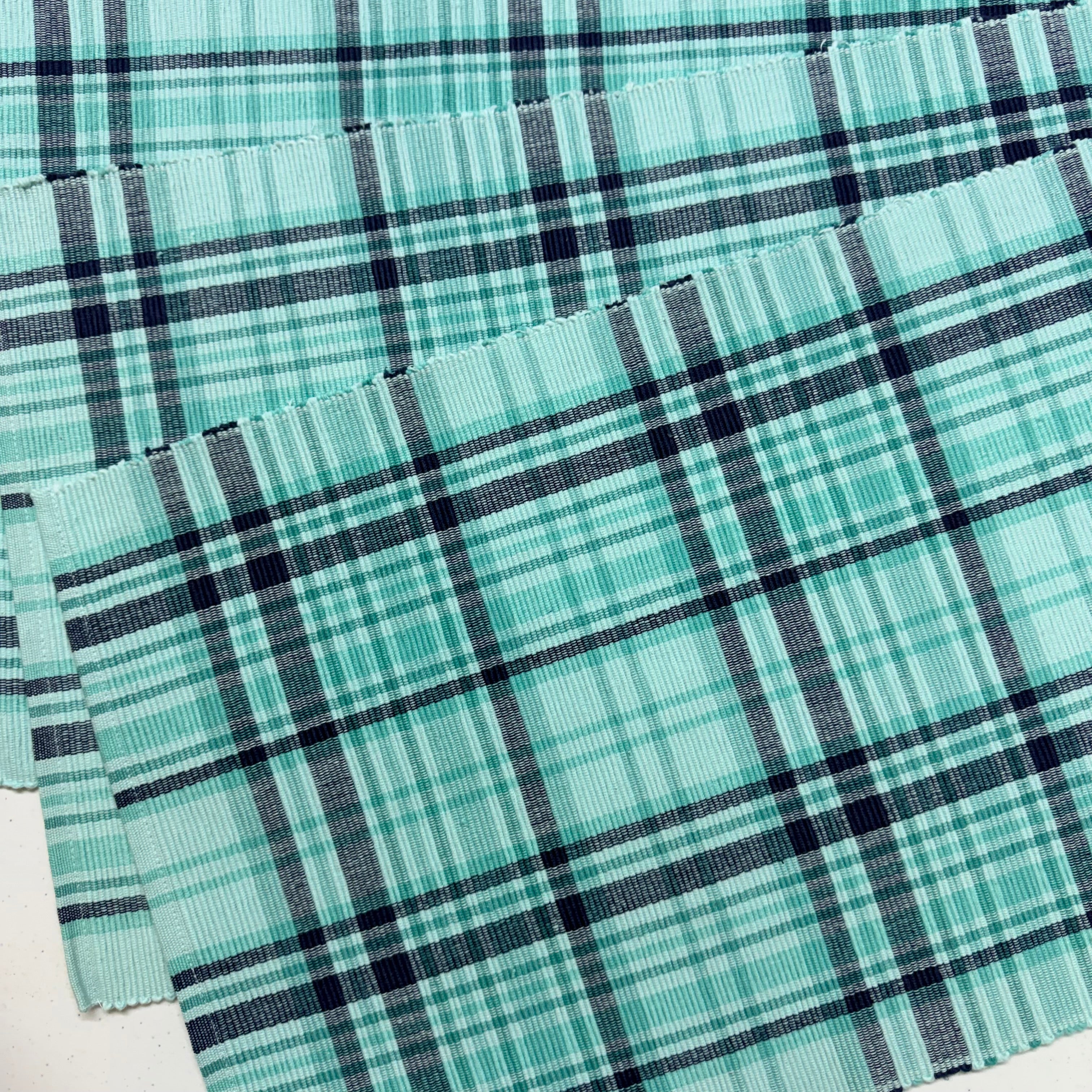 Aqua Plaid Placemats $35