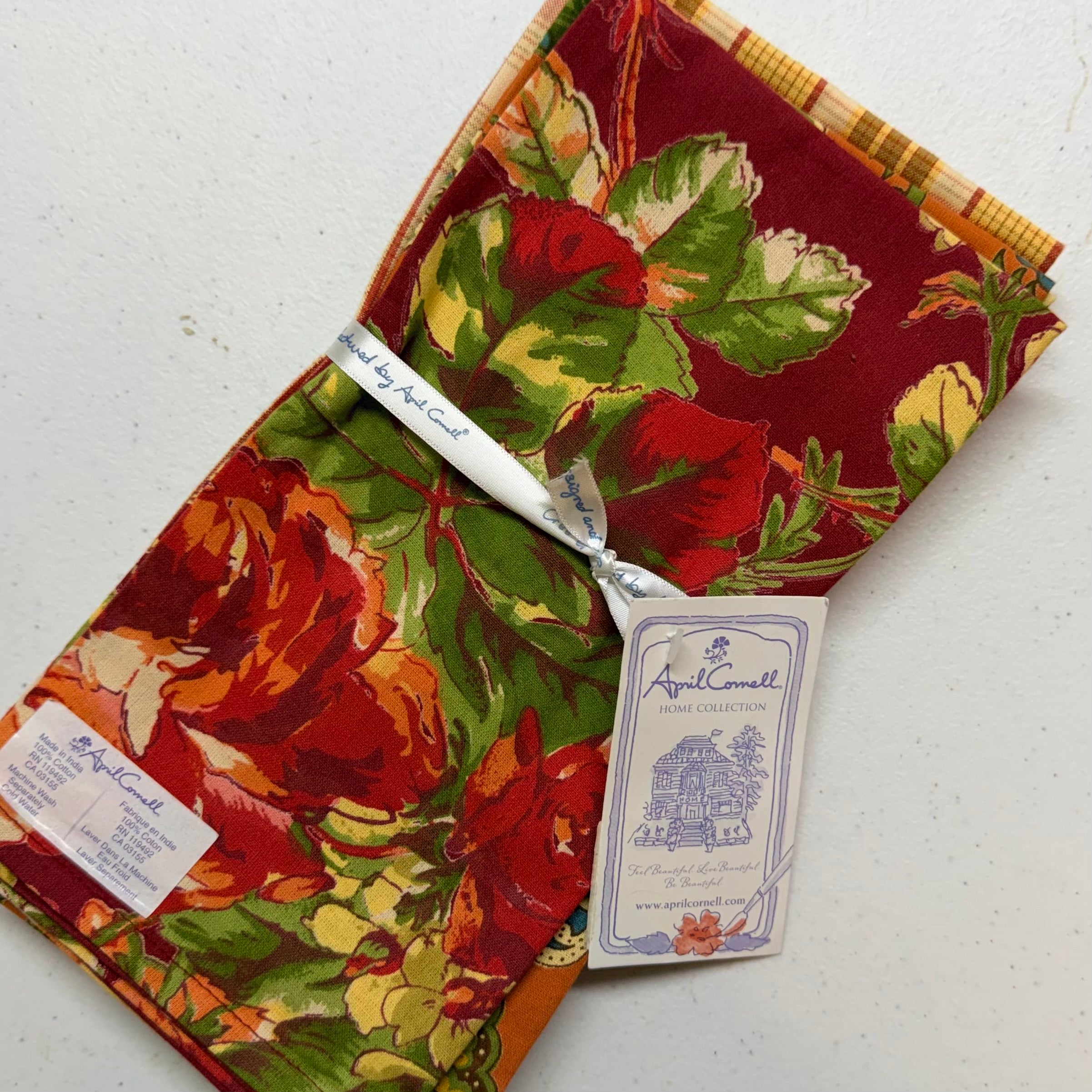 Indian Summer Patchwork Cloth Napkins $29