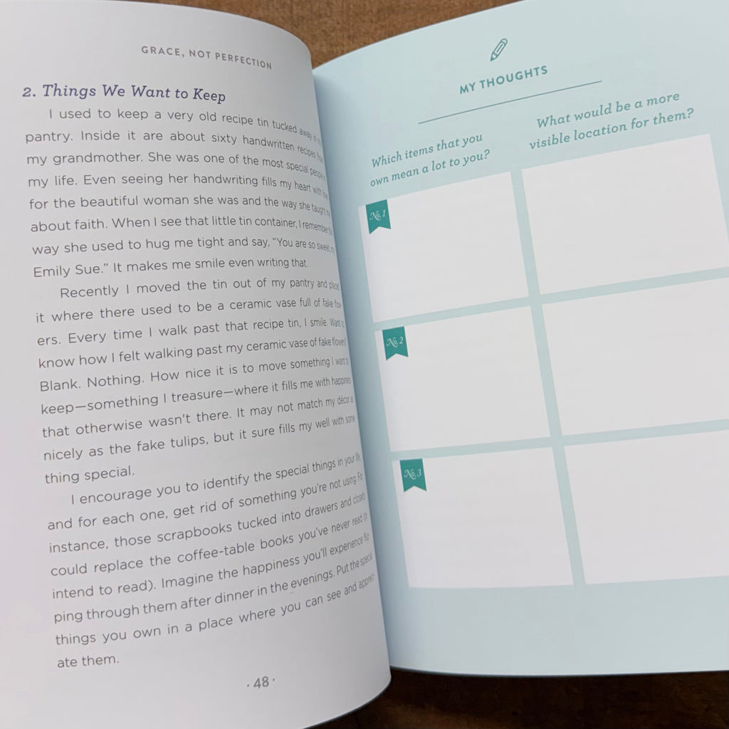 Grace, Not Perfection Book $25