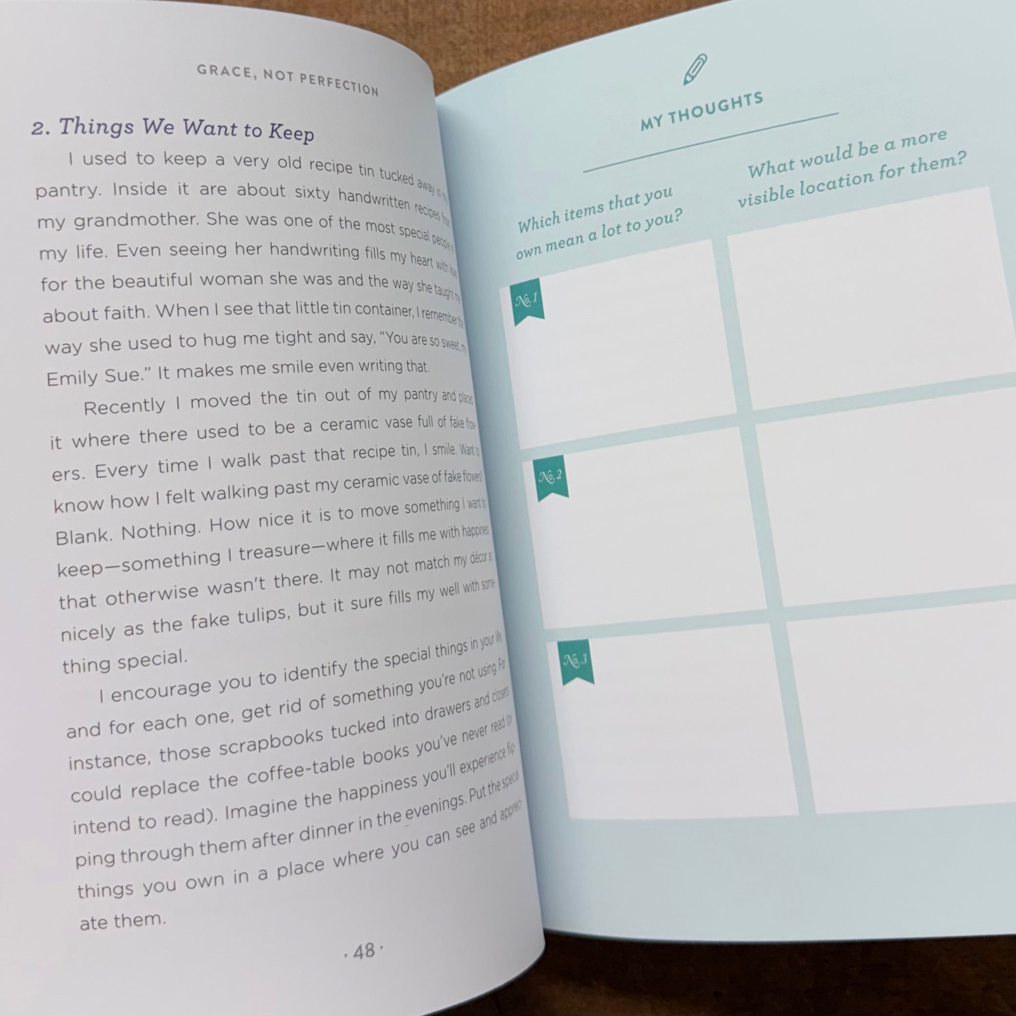 Grace, Not Perfection Book $25
