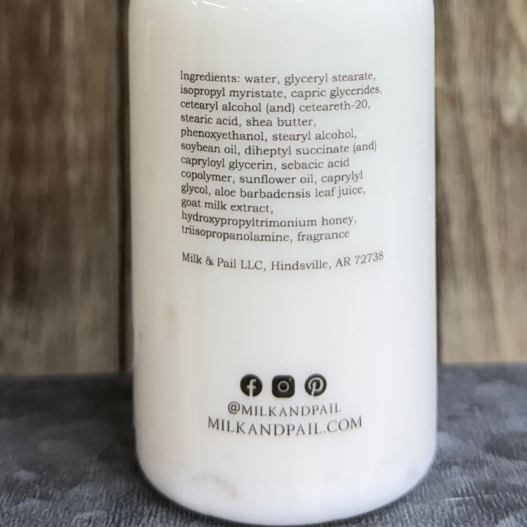 Wildflower Honey Goat Milk Lotion $16